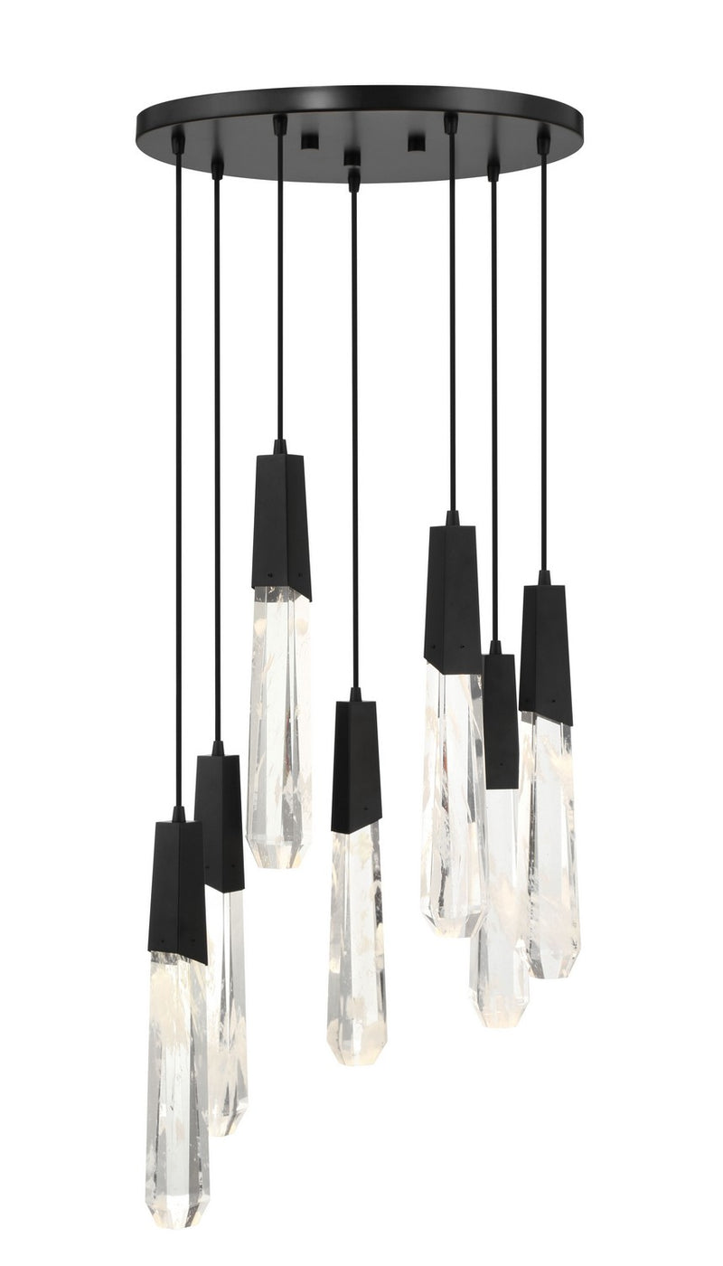 LED Pendant<br /><span style="color:#4AB0CE;">Entrega: 4-10 dias en USA</span><br /><span style="color:#4AB0CE;font-size:60%;">PREGUNTE POR ENTREGA EN PANAMA</span><br />Collection: Drifting Droplets<br />Finish: Coal Black