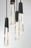 George Kovacs - P1287-66A-L - LED Pendant - Drifting Droplets - Coal Black