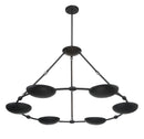 Six Light Chandelier<br /><span style="color:#4AB0CE;">Entrega: 4-10 dias en USA</span><br /><span style="color:#4AB0CE;font-size:60%;">PREGUNTE POR ENTREGA EN PANAMA</span><br />Collection: Undertas<br />Finish: Coal Black