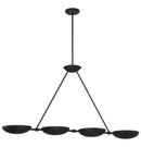 Four Light Island Pendant<br /><span style="color:#4AB0CE;">Entrega: 4-10 dias en USA</span><br /><span style="color:#4AB0CE;font-size:60%;">PREGUNTE POR ENTREGA EN PANAMA</span><br />Collection: Undertas<br />Finish: Textured Coal Black