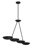 Four Light Island Pendant<br /><span style="color:#4AB0CE;">Entrega: 4-10 dias en USA</span><br /><span style="color:#4AB0CE;font-size:60%;">PREGUNTE POR ENTREGA EN PANAMA</span><br />Collection: Undertas<br />Finish: Textured Coal Black