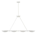Four Light Island Pendant<br /><span style="color:#4AB0CE;">Entrega: 4-10 dias en USA</span><br /><span style="color:#4AB0CE;font-size:60%;">PREGUNTE POR ENTREGA EN PANAMA</span><br />Collection: Undertas<br />Finish: Piastra White