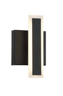 LED Wall Sconce<br /><span style="color:#4AB0CE;">Entrega: 4-10 dias en USA</span><br /><span style="color:#4AB0CE;font-size:60%;">PREGUNTE POR ENTREGA EN PANAMA</span><br />Collection: Edge<br />Finish: Coal Black