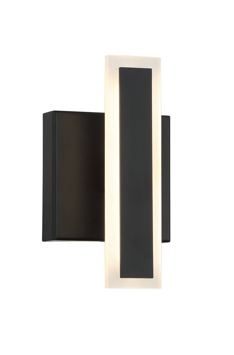 LED Wall Sconce<br /><span style="color:#4AB0CE;">Entrega: 4-10 dias en USA</span><br /><span style="color:#4AB0CE;font-size:60%;">PREGUNTE POR ENTREGA EN PANAMA</span><br />Collection: Edge<br />Finish: Coal Black