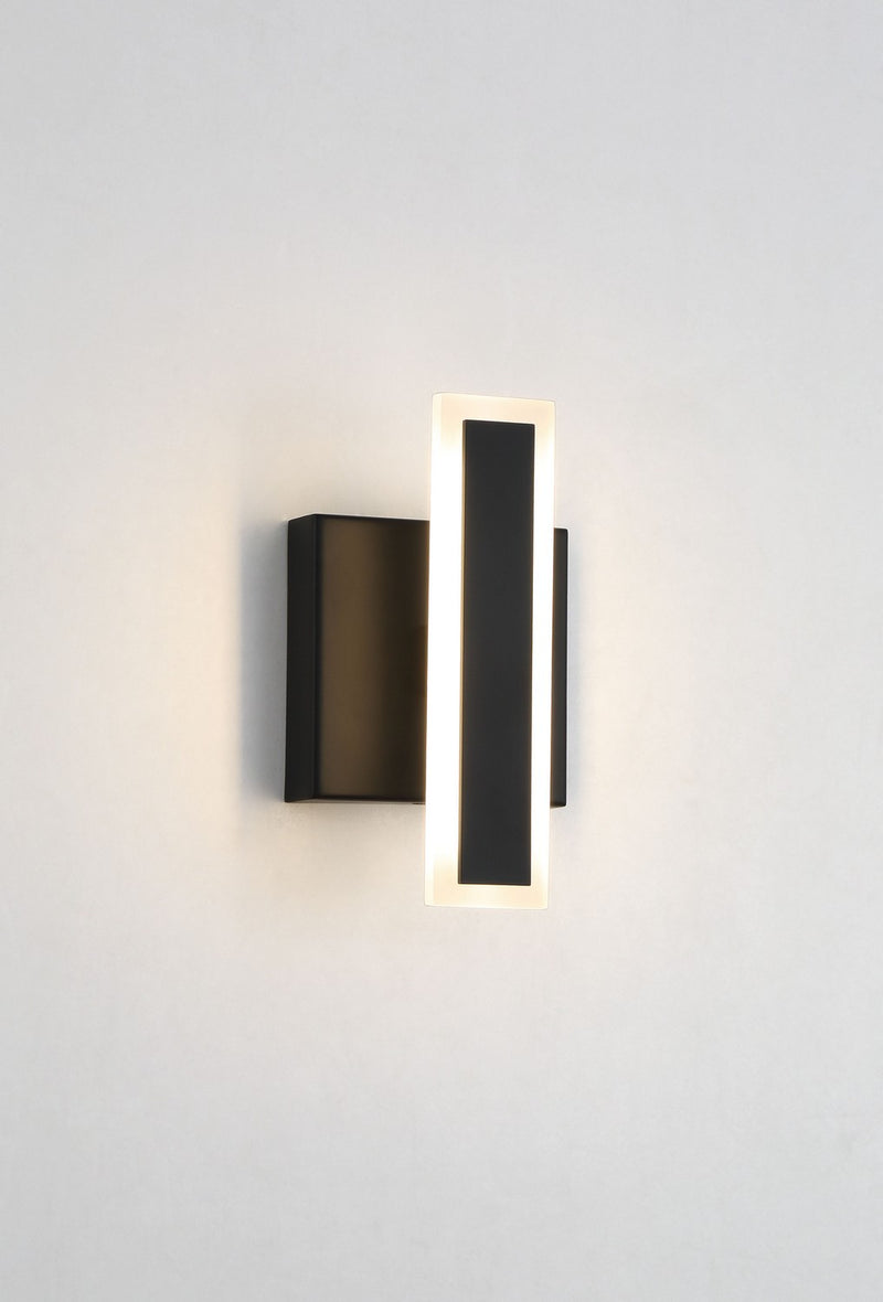George Kovacs - P1413-66A-L - LED Wall Sconce - Edge - Coal Black