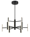 LED Chandelier<br /><span style="color:#4AB0CE;">Entrega: 4-10 dias en USA</span><br /><span style="color:#4AB0CE;font-size:60%;">PREGUNTE POR ENTREGA EN PANAMA</span><br />Collection: Edge<br />Finish: Coal Black