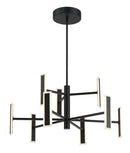 LED Chandelier<br /><span style="color:#4AB0CE;">Entrega: 4-10 dias en USA</span><br /><span style="color:#4AB0CE;font-size:60%;">PREGUNTE POR ENTREGA EN PANAMA</span><br />Collection: Edge<br />Finish: Coal Black