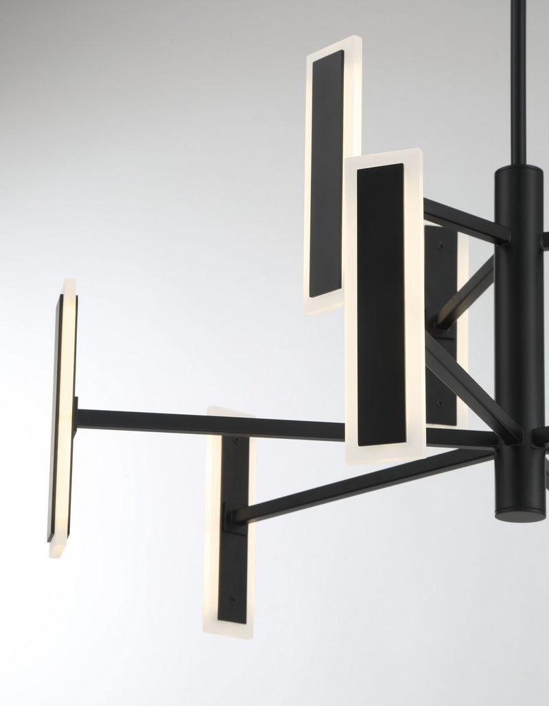 George Kovacs - P1419-66A-L - LED Chandelier - Edge - Coal