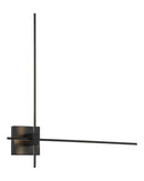 LED Wall Sconce<br /><span style="color:#4AB0CE;">Entrega: 4-10 dias en USA</span><br /><span style="color:#4AB0CE;font-size:60%;">PREGUNTE POR ENTREGA EN PANAMA</span><br />Collection: Parker<br />Finish: Coal Black