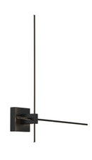LED Wall Sconce<br /><span style="color:#4AB0CE;">Entrega: 4-10 dias en USA</span><br /><span style="color:#4AB0CE;font-size:60%;">PREGUNTE POR ENTREGA EN PANAMA</span><br />Collection: Parker<br />Finish: Coal Black