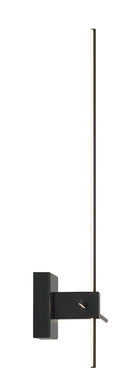 LED Wall Sconce<br /><span style="color:#4AB0CE;">Entrega: 4-10 dias en USA</span><br /><span style="color:#4AB0CE;font-size:60%;">PREGUNTE POR ENTREGA EN PANAMA</span><br />Collection: Parker<br />Finish: Coal Black
