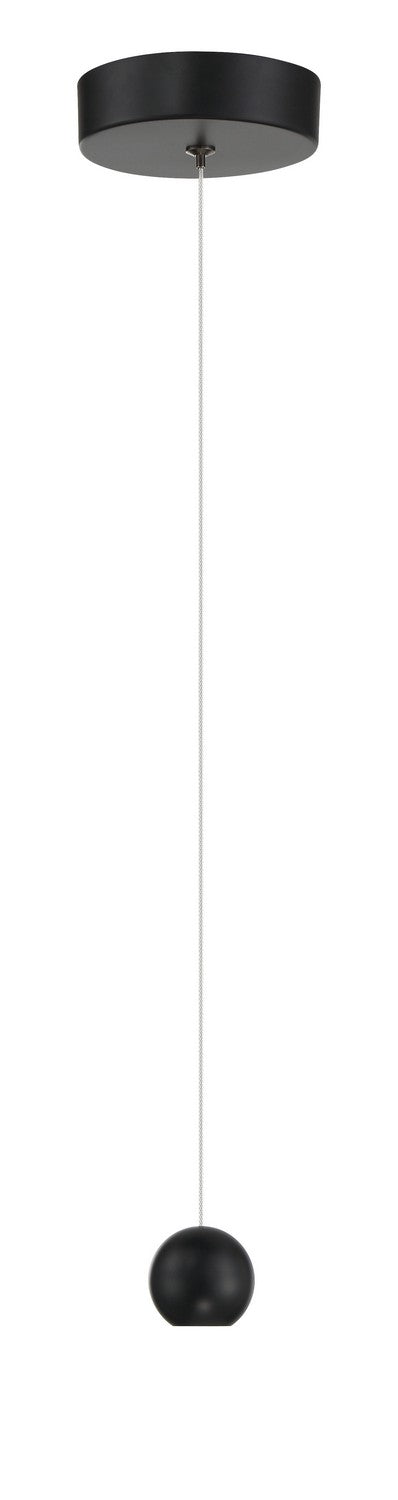 LED Mini Pendant<br /><span style="color:#4AB0CE;">Entrega: 4-10 dias en USA</span><br /><span style="color:#4AB0CE;font-size:60%;">PREGUNTE POR ENTREGA EN PANAMA</span><br />Collection: Itty<br />Finish: Coal Black