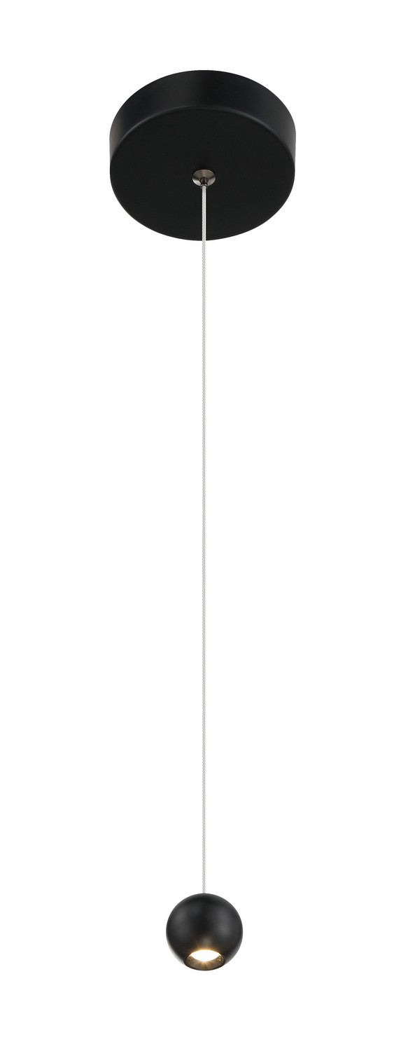 LED Mini Pendant<br /><span style="color:#4AB0CE;">Entrega: 4-10 dias en USA</span><br /><span style="color:#4AB0CE;font-size:60%;">PREGUNTE POR ENTREGA EN PANAMA</span><br />Collection: Itty<br />Finish: Coal Black