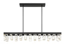 LED Island Pendant<br /><span style="color:#4AB0CE;">Entrega: 4-10 dias en USA</span><br /><span style="color:#4AB0CE;font-size:60%;">PREGUNTE POR ENTREGA EN PANAMA</span><br />Collection: Artic Glacier<br />Finish: Coal Black