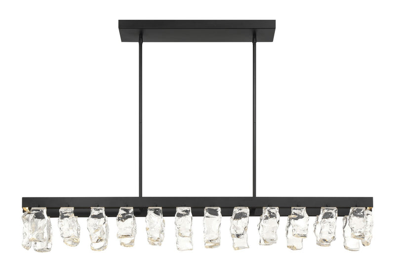 LED Island Pendant<br /><span style="color:#4AB0CE;">Entrega: 4-10 dias en USA</span><br /><span style="color:#4AB0CE;font-size:60%;">PREGUNTE POR ENTREGA EN PANAMA</span><br />Collection: Arctic Glacier<br />Finish: Coal