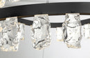George Kovacs - P1499-66A-L - LED Chandelier - Artic Glacier - Coal Black