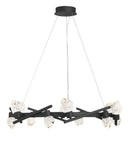 LED Chandelier<br /><span style="color:#4AB0CE;">Entrega: 4-10 dias en USA</span><br /><span style="color:#4AB0CE;font-size:60%;">PREGUNTE POR ENTREGA EN PANAMA</span><br />Collection: Kosmyc<br />Finish: Sand Coal Black