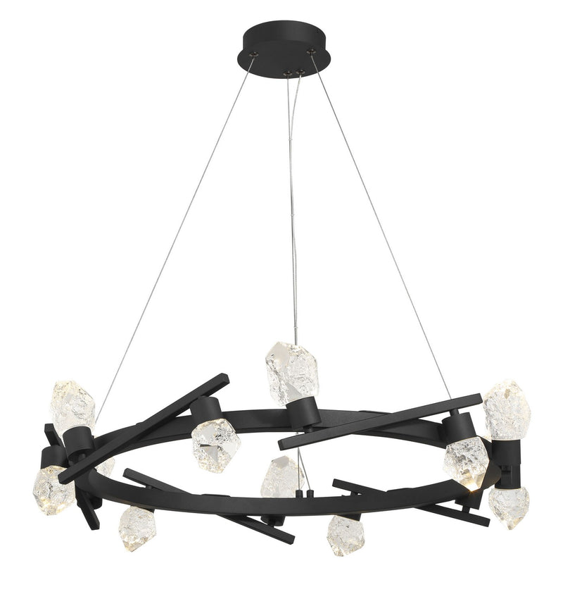 LED Chandelier<br /><span style="color:#4AB0CE;">Entrega: 4-10 dias en USA</span><br /><span style="color:#4AB0CE;font-size:60%;">PREGUNTE POR ENTREGA EN PANAMA</span><br />Collection: Kosmyc<br />Finish: Sand Coal Black