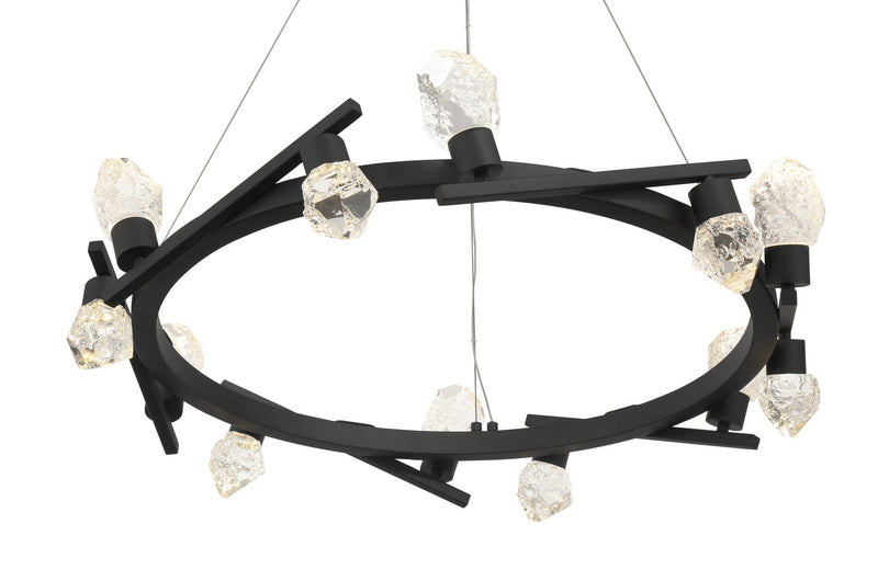 LED Chandelier<br /><span style="color:#4AB0CE;">Entrega: 4-10 dias en USA</span><br /><span style="color:#4AB0CE;font-size:60%;">PREGUNTE POR ENTREGA EN PANAMA</span><br />Collection: Kosmyc<br />Finish: Sand Coal Black