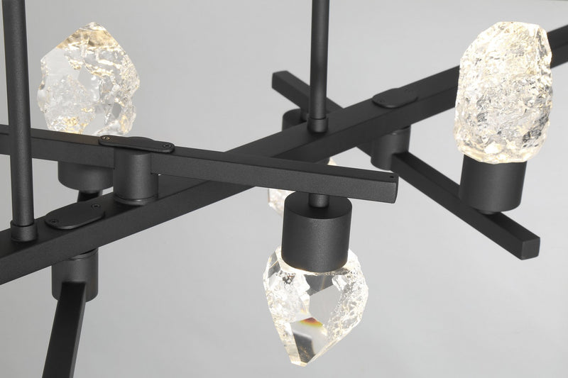 George Kovacs - P1538-066-L - LED Island Pendant - Kosmyc - Sand Coal Black