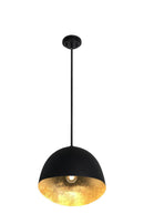 One Light Pendant<br /><span style="color:#4AB0CE;">Entrega: 4-10 dias en USA</span><br /><span style="color:#4AB0CE;font-size:60%;">PREGUNTE POR ENTREGA EN PANAMA</span><br />Collection: Eclos<br />Finish: Sand Coal With Gold Highlights