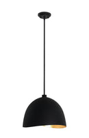 One Light Pendant<br /><span style="color:#4AB0CE;">Entrega: 4-10 dias en USA</span><br /><span style="color:#4AB0CE;font-size:60%;">PREGUNTE POR ENTREGA EN PANAMA</span><br />Collection: Eclos<br />Finish: Sand Coal With Gold Highlights