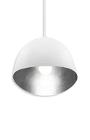 George Kovacs - P1914-736 - One Light Pendant - Eclos - Textured White With Silver Leaf