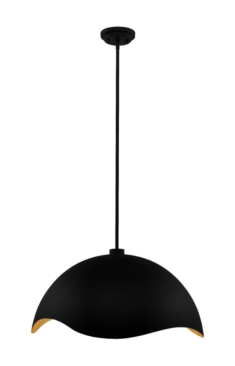 George Kovacs - P1915-711 - One Light Pendant - Eclos - Sand Coal With Gold Highlights