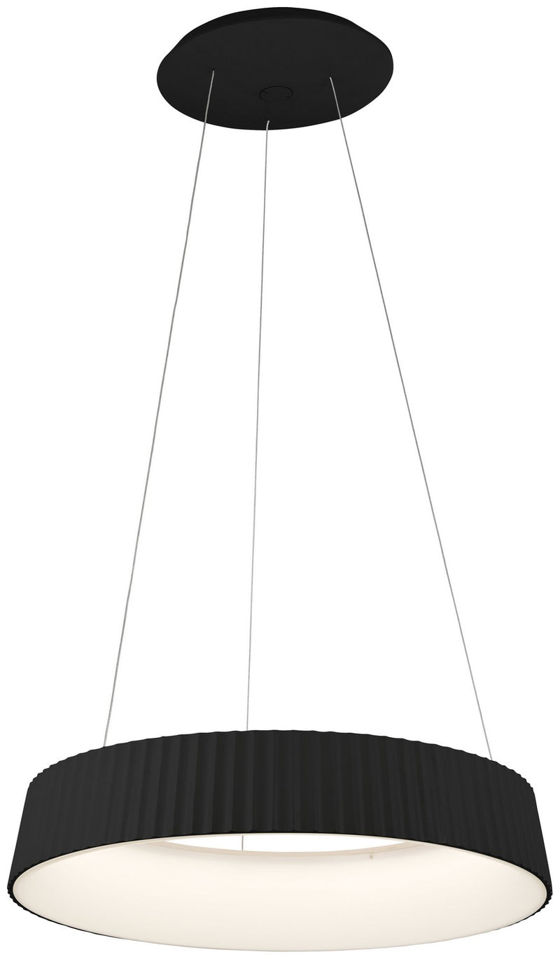 George Kovacs - P8130-66A-L - LED Pendant - Star Gate - Coal Black