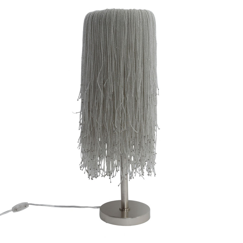 Two Light Table Lamp<br /><span style="color:#4AB0CE;">Entrega: 4-10 dias en USA</span><br /><span style="color:#4AB0CE;font-size:60%;">PREGUNTE POR ENTREGA EN PANAMA</span><br />Collection: Crystal Reign<br />Finish: Polished Nickel