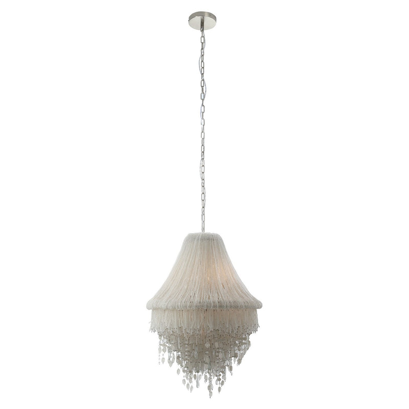 Three Light Flush Mount<br /><span style="color:#4AB0CE;">Entrega: 4-10 dias en USA</span><br /><span style="color:#4AB0CE;font-size:60%;">PREGUNTE POR ENTREGA EN PANAMA</span><br />Collection: Crystal Reign<br />Finish: Polished Nickel