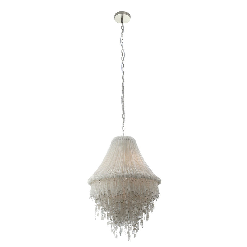 Three Light Flush Mount<br /><span style="color:#4AB0CE;">Entrega: 4-10 dias en USA</span><br /><span style="color:#4AB0CE;font-size:60%;">PREGUNTE POR ENTREGA EN PANAMA</span><br />Collection: Crystal Reign<br />Finish: Polished Nickel