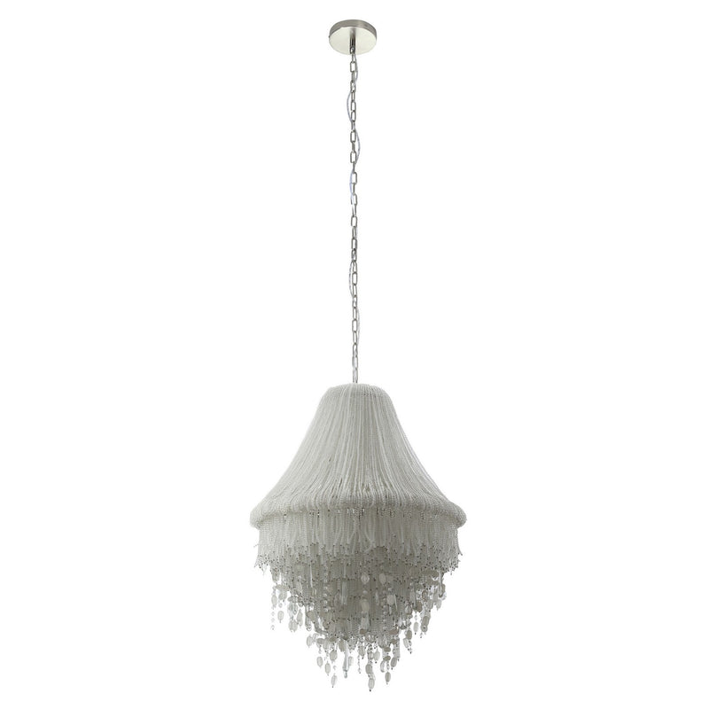 Three Light Flush Mount<br /><span style="color:#4AB0CE;">Entrega: 4-10 dias en USA</span><br /><span style="color:#4AB0CE;font-size:60%;">PREGUNTE POR ENTREGA EN PANAMA</span><br />Collection: Crystal Reign<br />Finish: Polished Nickel