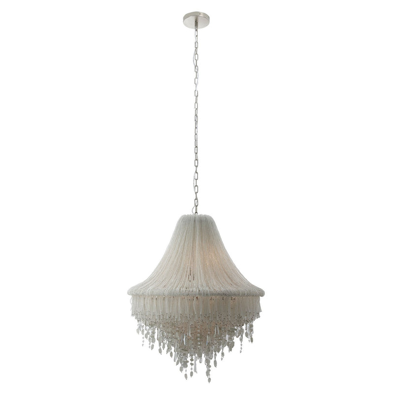 Seven Light Pendant<br /><span style="color:#4AB0CE;">Entrega: 4-10 dias en USA</span><br /><span style="color:#4AB0CE;font-size:60%;">PREGUNTE POR ENTREGA EN PANAMA</span><br />Collection: Crystal Reign<br />Finish: Polished Nickel