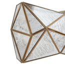 Metropolitan - N1696-863 - Six Light Island Pendant - Geo-Gem - Artisan Brass