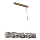 Eight Light Island Pendant<br /><span style="color:#4AB0CE;">Entrega: 4-10 dias en USA</span><br /><span style="color:#4AB0CE;font-size:60%;">PREGUNTE POR ENTREGA EN PANAMA</span><br />Collection: Geo-Gem<br />Finish: Artisan Brass