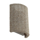 One Light Wall Sconce<br /><span style="color:#4AB0CE;">Entrega: 4-10 dias en USA</span><br /><span style="color:#4AB0CE;font-size:60%;">PREGUNTE POR ENTREGA EN PANAMA</span><br />Collection: Copra<br />Finish: Brushed Nickel