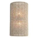 Two Light Wall Sconce<br /><span style="color:#4AB0CE;">Entrega: 4-10 dias en USA</span><br /><span style="color:#4AB0CE;font-size:60%;">PREGUNTE POR ENTREGA EN PANAMA</span><br />Collection: Copra<br />Finish: Brushed Nickel