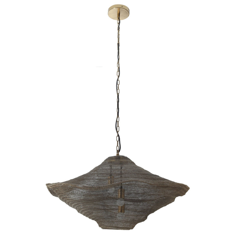 Three Light Pendant<br /><span style="color:#4AB0CE;">Entrega: 4-10 dias en USA</span><br /><span style="color:#4AB0CE;font-size:60%;">PREGUNTE POR ENTREGA EN PANAMA</span><br />Collection: Marseille<br />Finish: Gilded Brass