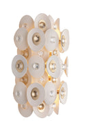 Two Light Wall Sconce<br /><span style="color:#4AB0CE;">Entrega: 4-10 dias en USA</span><br /><span style="color:#4AB0CE;font-size:60%;">PREGUNTE POR ENTREGA EN PANAMA</span><br />Collection: Niu<br />Finish: Fawn Gold
