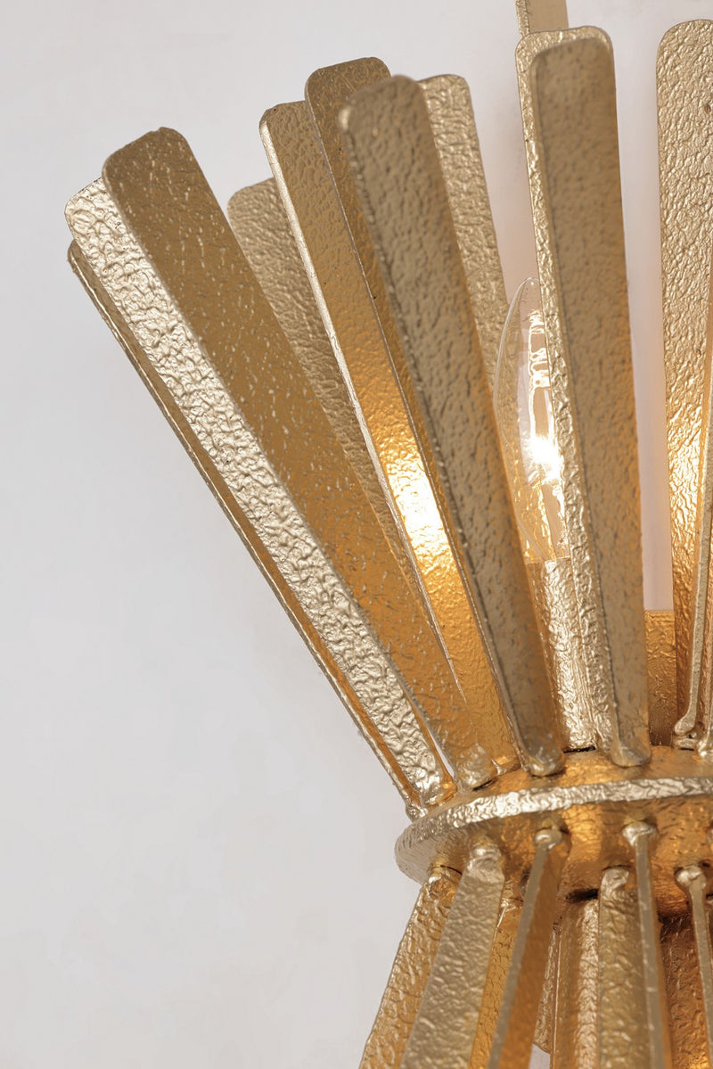 Two Light Wall Sconce<br /><span style="color:#4AB0CE;">Entrega: 4-10 dias en USA</span><br /><span style="color:#4AB0CE;font-size:60%;">PREGUNTE POR ENTREGA EN PANAMA</span><br />Collection: Confluence<br />Finish: Piastra Gold