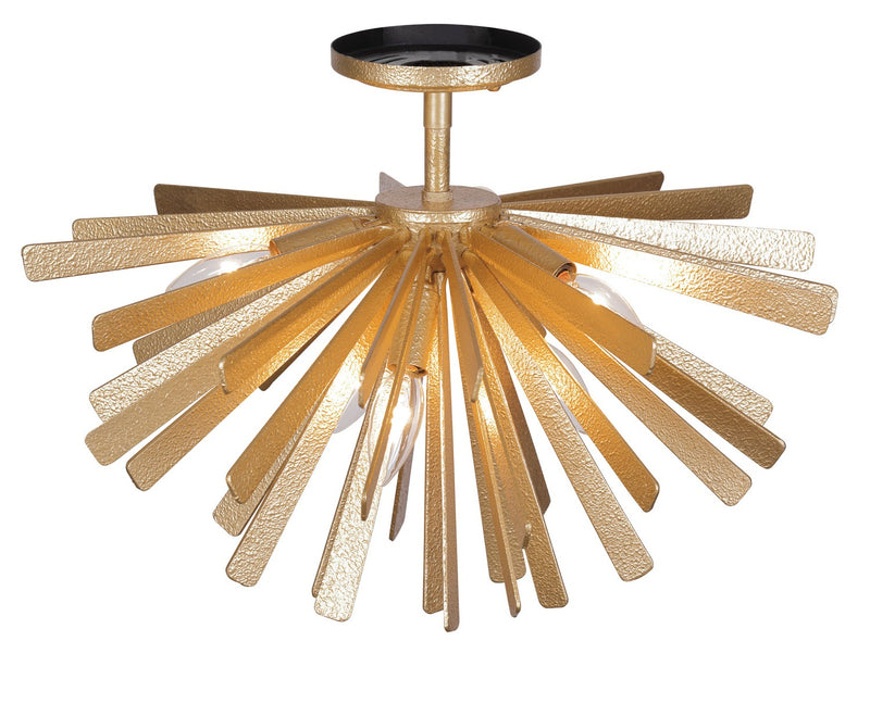 Six Light Flush Mount<br /><span style="color:#4AB0CE;">Entrega: 4-10 dias en USA</span><br /><span style="color:#4AB0CE;font-size:60%;">PREGUNTE POR ENTREGA EN PANAMA</span><br />Collection: Confluence<br />Finish: Piastra Gold