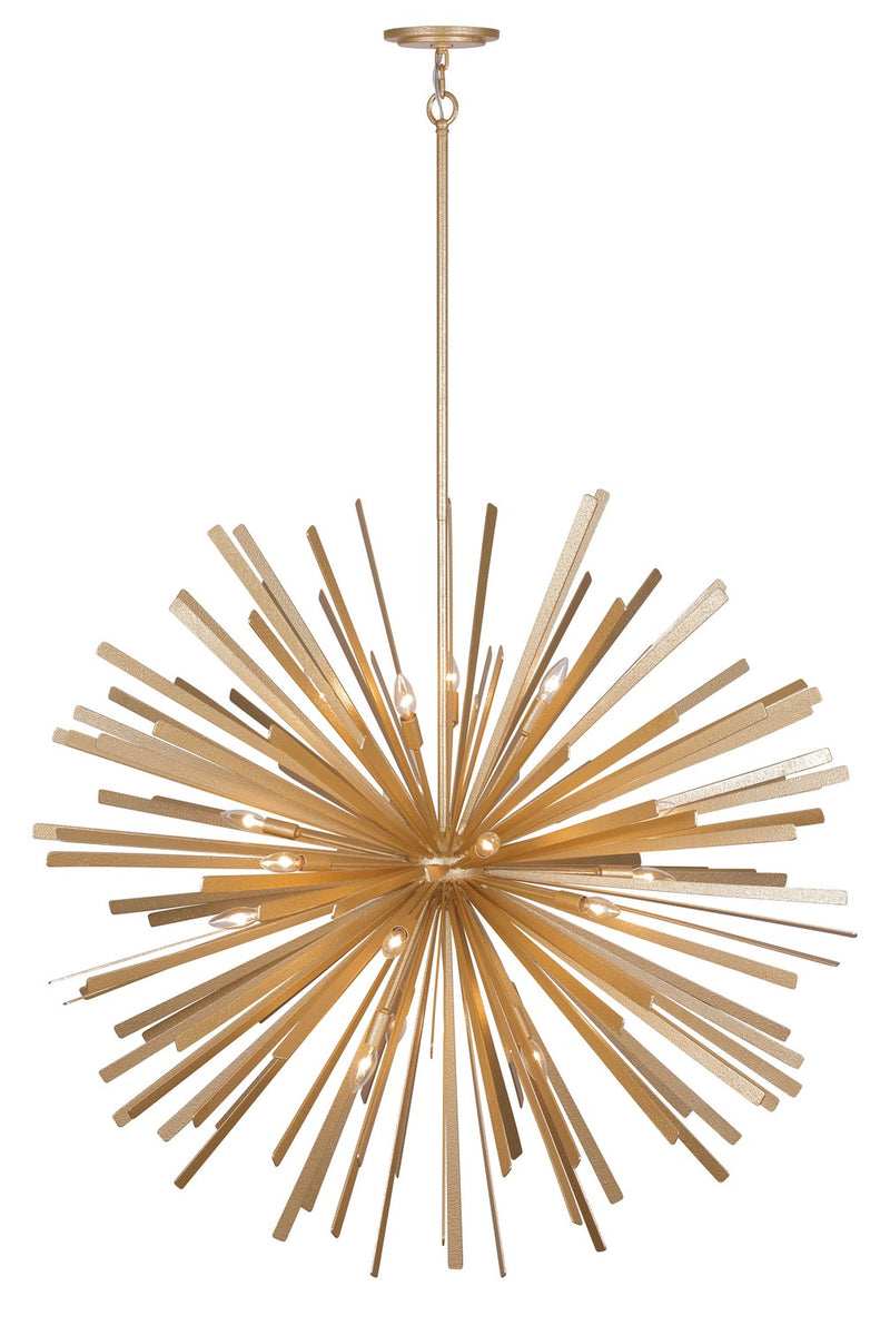 20 Light Pendant<br /><span style="color:#4AB0CE;">Entrega: 4-10 dias en USA</span><br /><span style="color:#4AB0CE;font-size:60%;">PREGUNTE POR ENTREGA EN PANAMA</span><br />Collection: Confluence<br />Finish: Piastra Gold