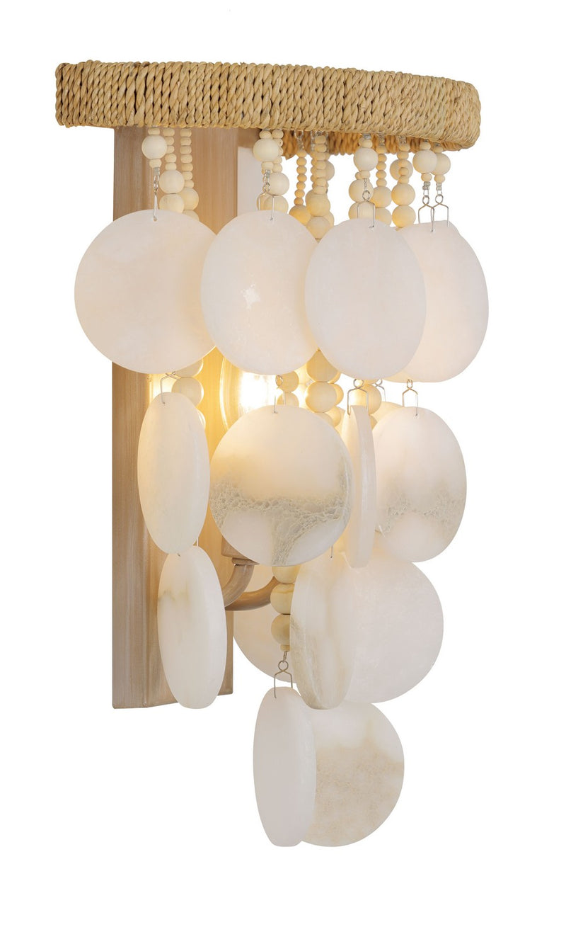 Two Light Wall Sconce<br /><span style="color:#4AB0CE;">Entrega: 4-10 dias en USA</span><br /><span style="color:#4AB0CE;font-size:60%;">PREGUNTE POR ENTREGA EN PANAMA</span><br />Collection: Aurelia'S Cove<br />Finish: Autumn White