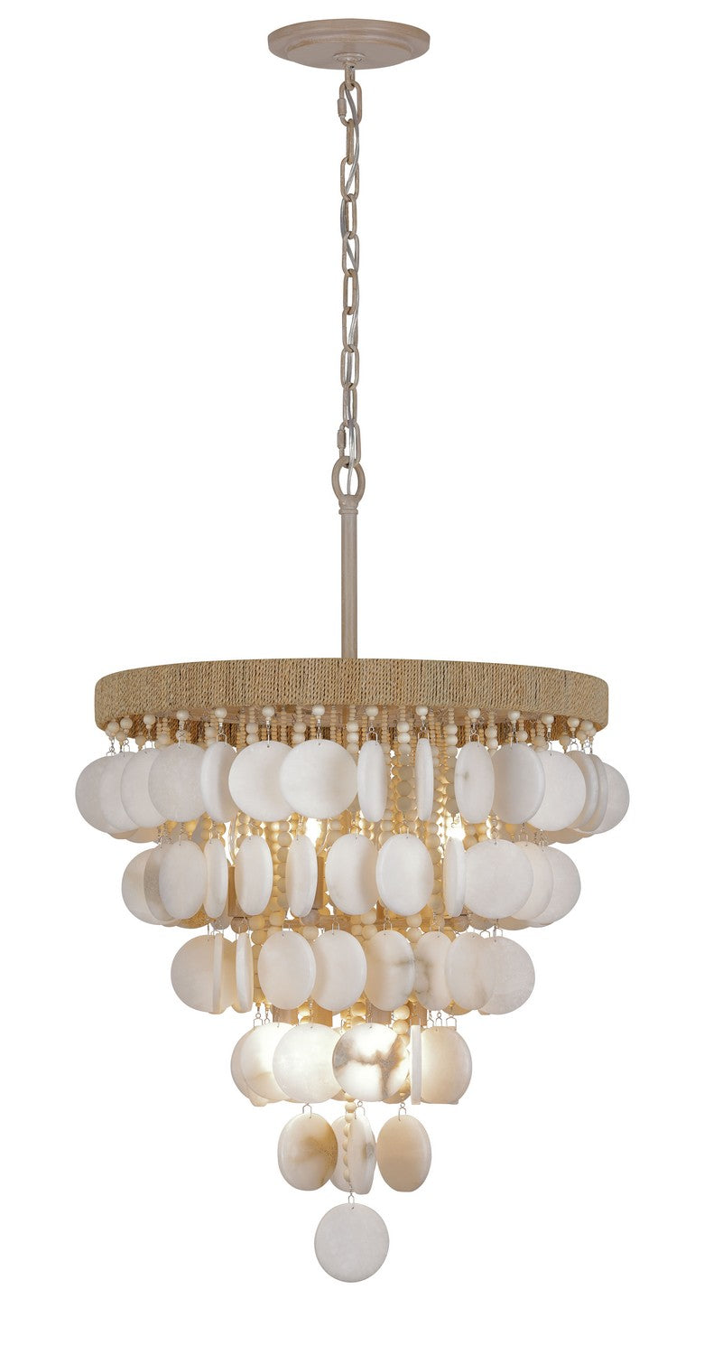 Eight Light Pendant<br /><span style="color:#4AB0CE;">Entrega: 4-10 dias en USA</span><br /><span style="color:#4AB0CE;font-size:60%;">PREGUNTE POR ENTREGA EN PANAMA</span><br />Collection: Aurelia'S Cove<br />Finish: Autumn White