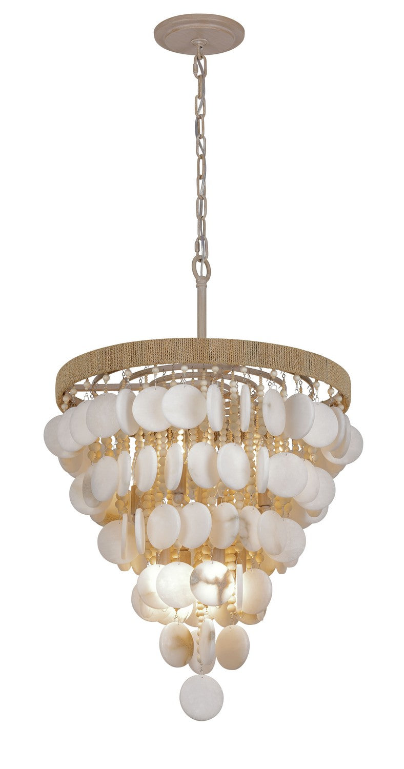 Eight Light Pendant<br /><span style="color:#4AB0CE;">Entrega: 4-10 dias en USA</span><br /><span style="color:#4AB0CE;font-size:60%;">PREGUNTE POR ENTREGA EN PANAMA</span><br />Collection: Aurelia'S Cove<br />Finish: Autumn White