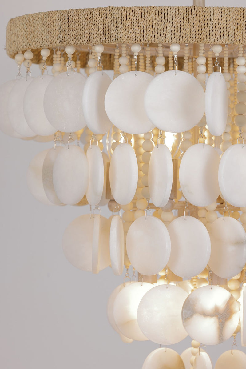 Metropolitan - N1917-759 - Eight Light Pendant - Aurelia'S Cove - Autumn White