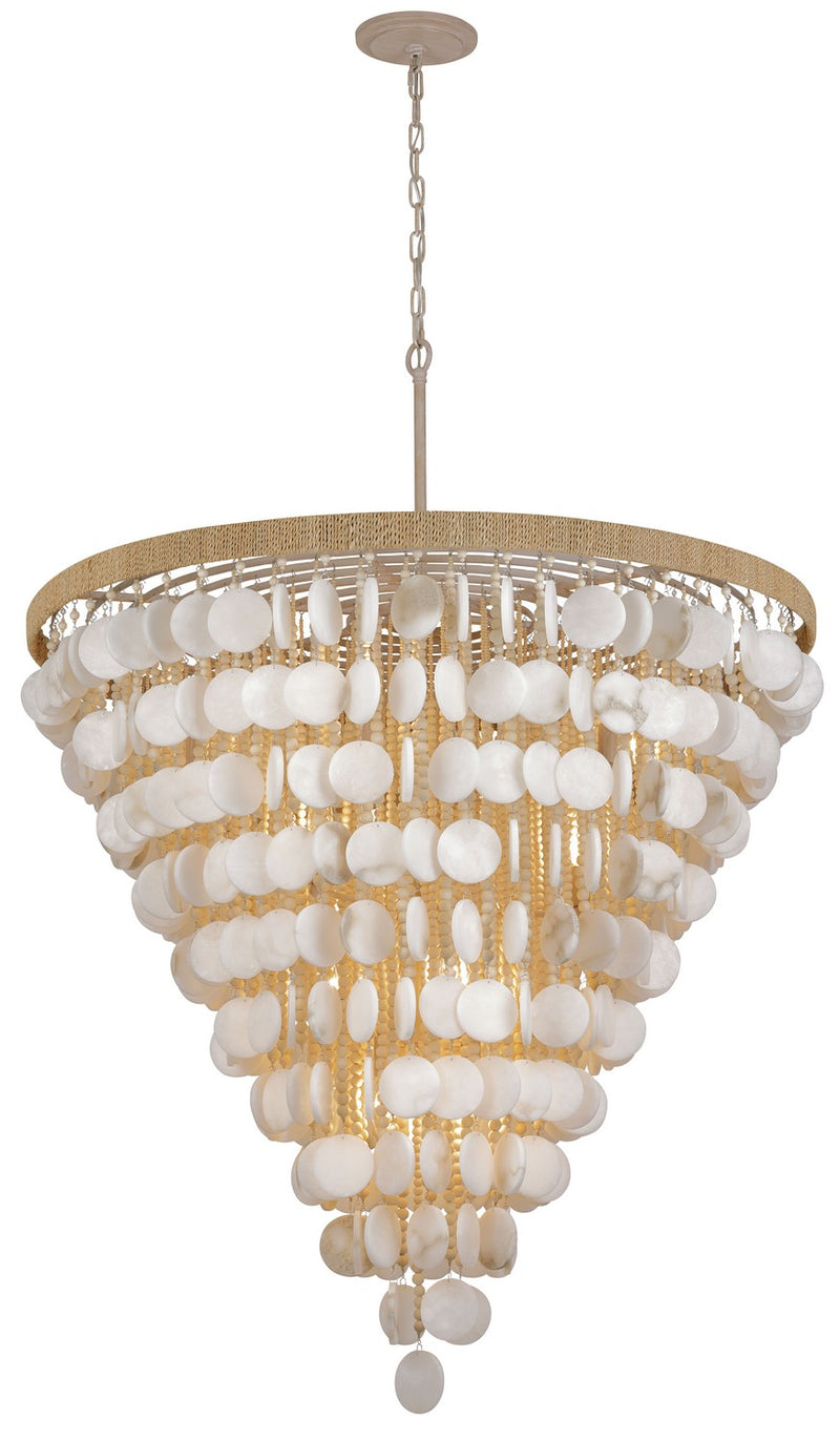 15 Light Pendant<br /><span style="color:#4AB0CE;">Entrega: 4-10 dias en USA</span><br /><span style="color:#4AB0CE;font-size:60%;">PREGUNTE POR ENTREGA EN PANAMA</span><br />Collection: Aurelia'S Cove<br />Finish: Autumn White