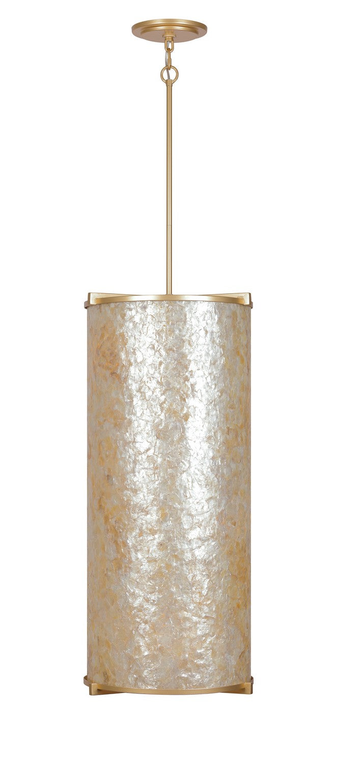 Six Light Foyer Pendant<br /><span style="color:#4AB0CE;">Entrega: 4-10 dias en USA</span><br /><span style="color:#4AB0CE;font-size:60%;">PREGUNTE POR ENTREGA EN PANAMA</span><br />Collection: Sommers Bend<br />Finish: Fawn Gold