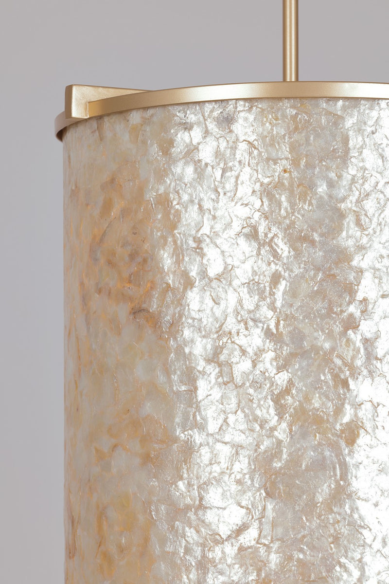 Metropolitan - N1936-760 - Six Light Foyer Pendant - Sommers Bend - Fawn Gold